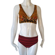African Style Push Up Two Piece Bikini, Swimsuit